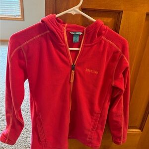 Marmot girls size large fleece jacket